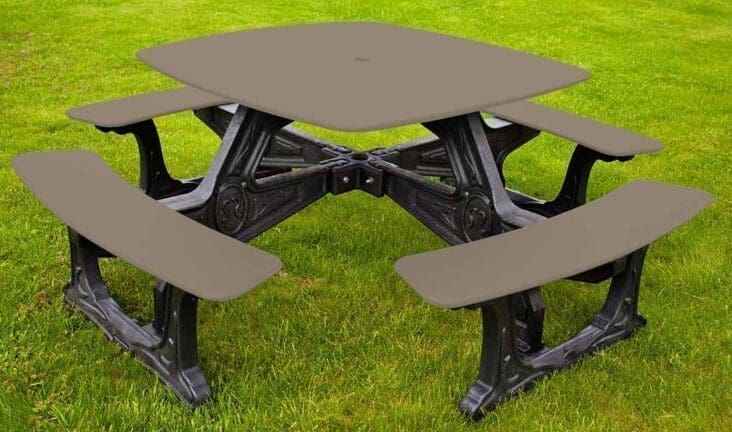 Bistro Outdoor Dining Table – 8 Seat Made from Recycled Plastic