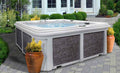 Arcadia Luxury Hot Tub – 7-Person Spa with Dual Captain’s Chairs & Open Footwell, 8' Design
